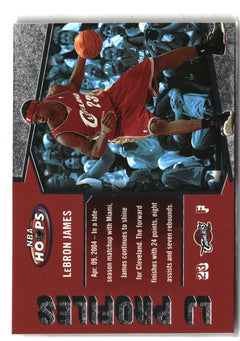 2005-06 Hoops #LBJ-5 LeBron James LJ Profiles-1