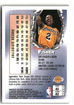 1996-97 Finest #43 Derek Fisher-2