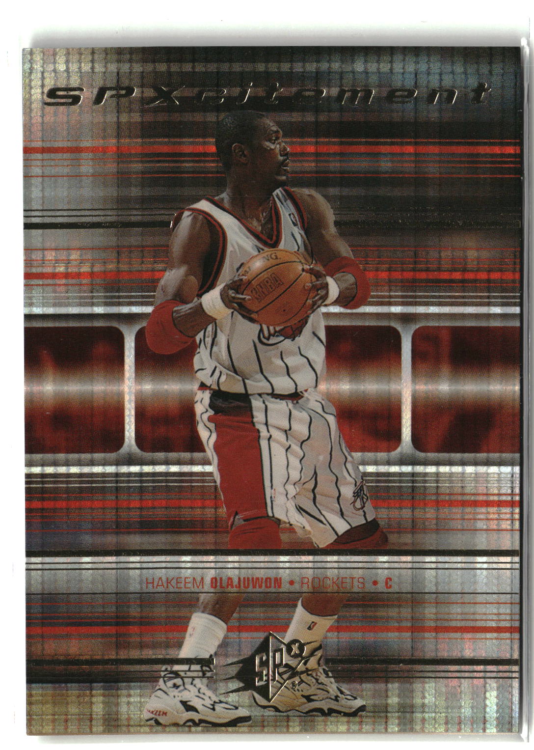 1999-00 SPx #S14 Hakeem Olajuwon SPxcitement-1