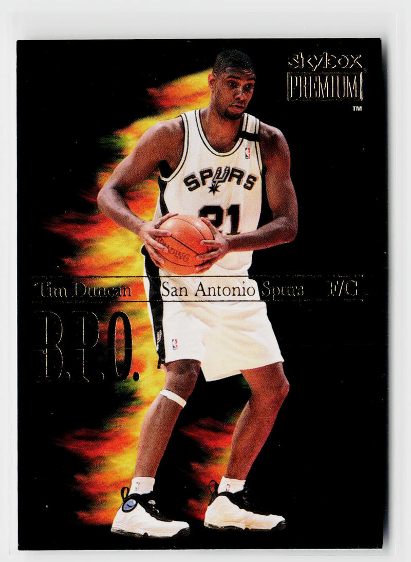 1998-99 SkyBox Premium #5 BPO Tim Duncan B.P.O.-1