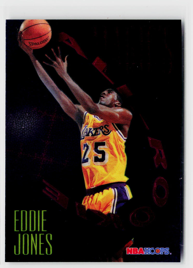 1994-95 Hoops #FAR-8 Eddie Jones Magic's All-Rookies Foil-Tech-1