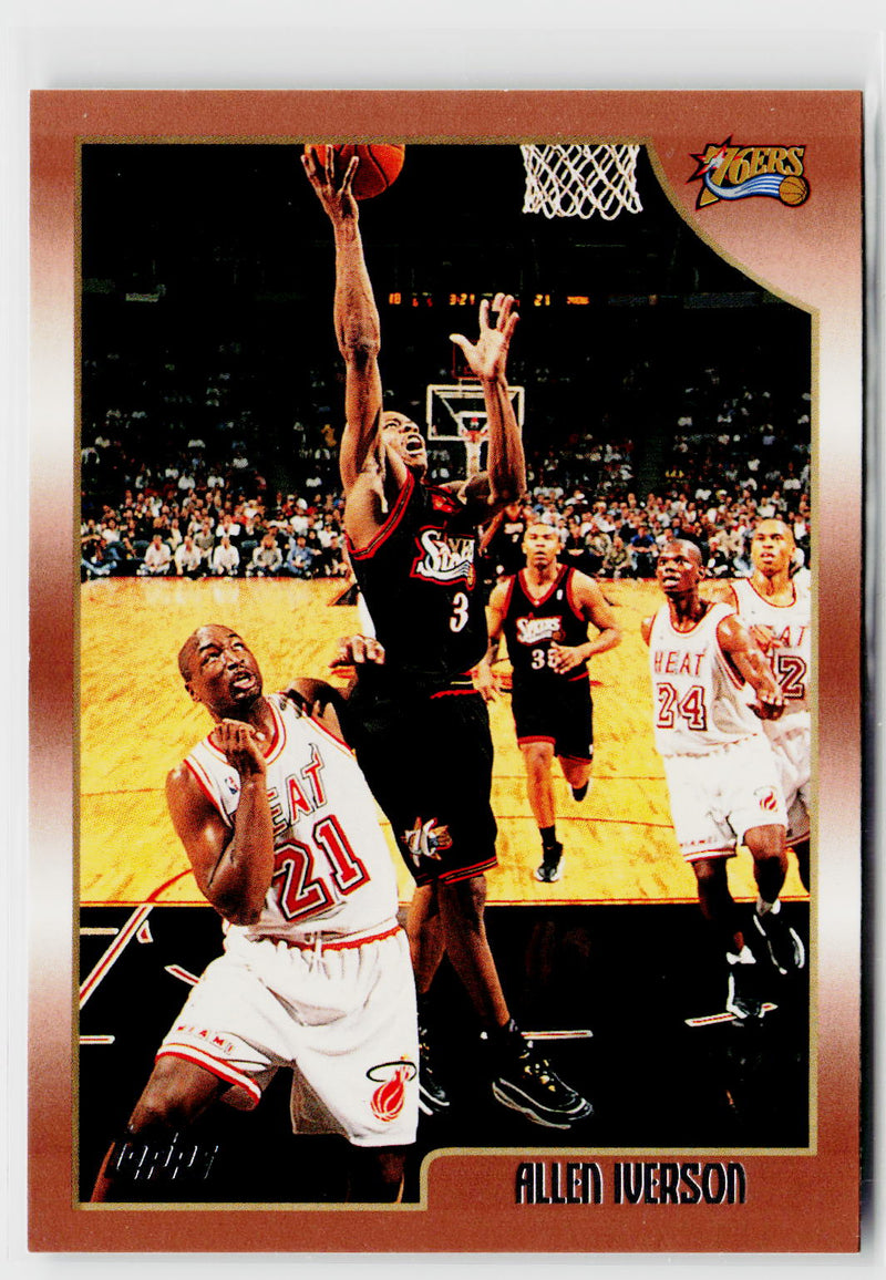 1998-99 Topps #160 Allen Iverson-1