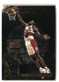 1997-98 Upper Deck UD3 #A18 Dikembe Mutombo Awesome Action-1