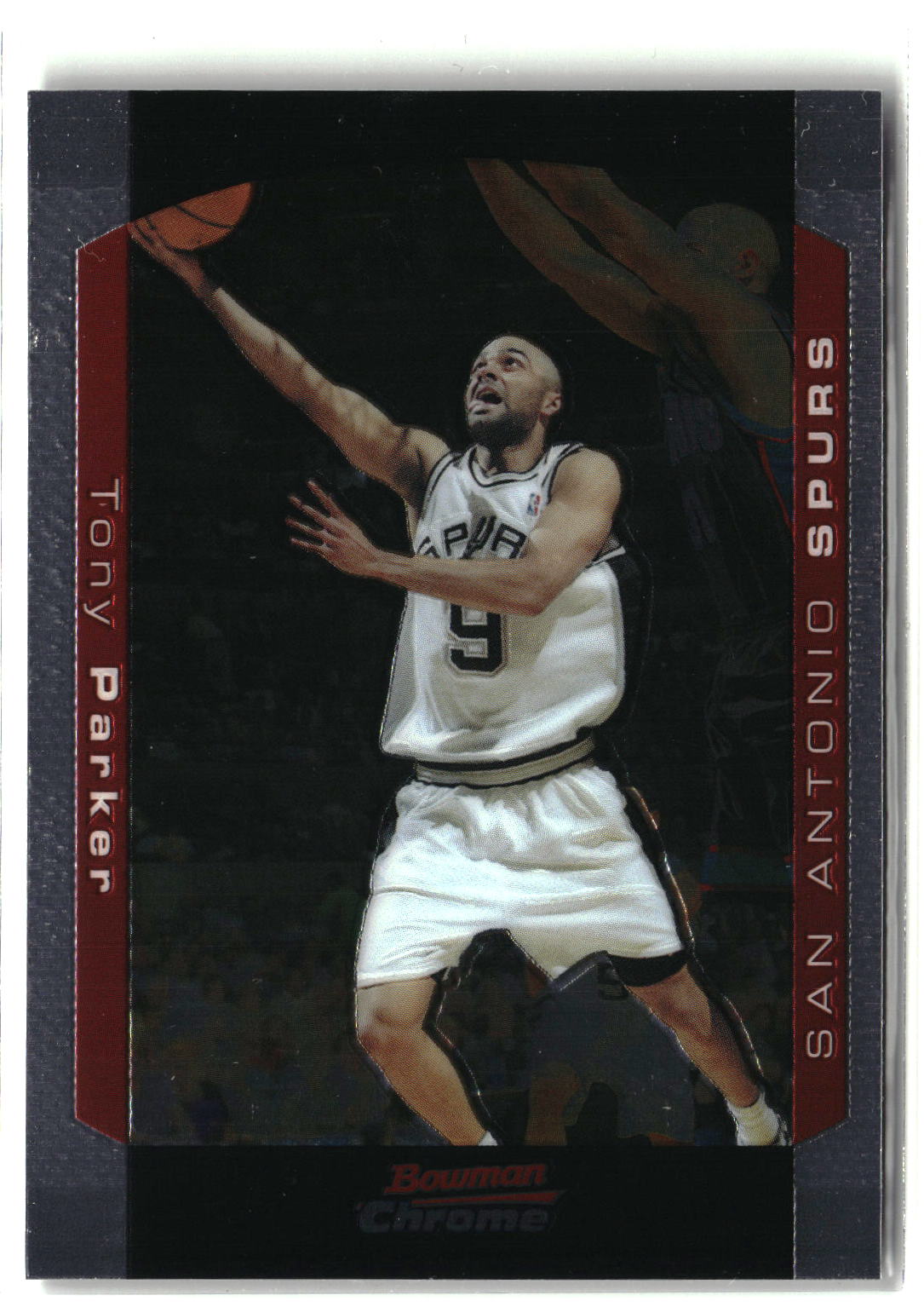 2004-05 Bowman #9 Tony Parker Chrome
