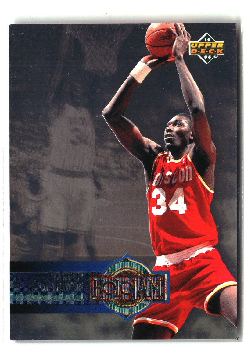 1993-94 Upper Deck Holojams #H10 Hakeem Olajuwon-1