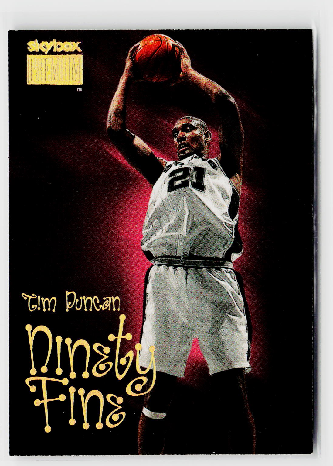 1998-99 SkyBox Premium #206 Tim Duncan-1