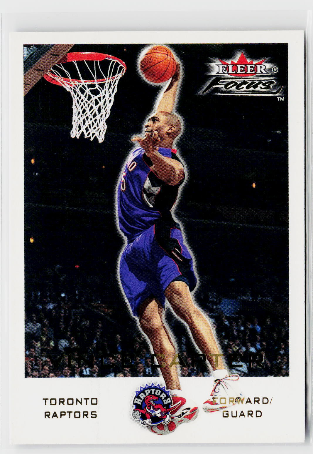 2000-01 Fleer Focus #1 Vince Carter-1