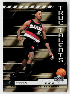 2000-01 Upper Deck #TT17 Scottie Pippen True Talents-1