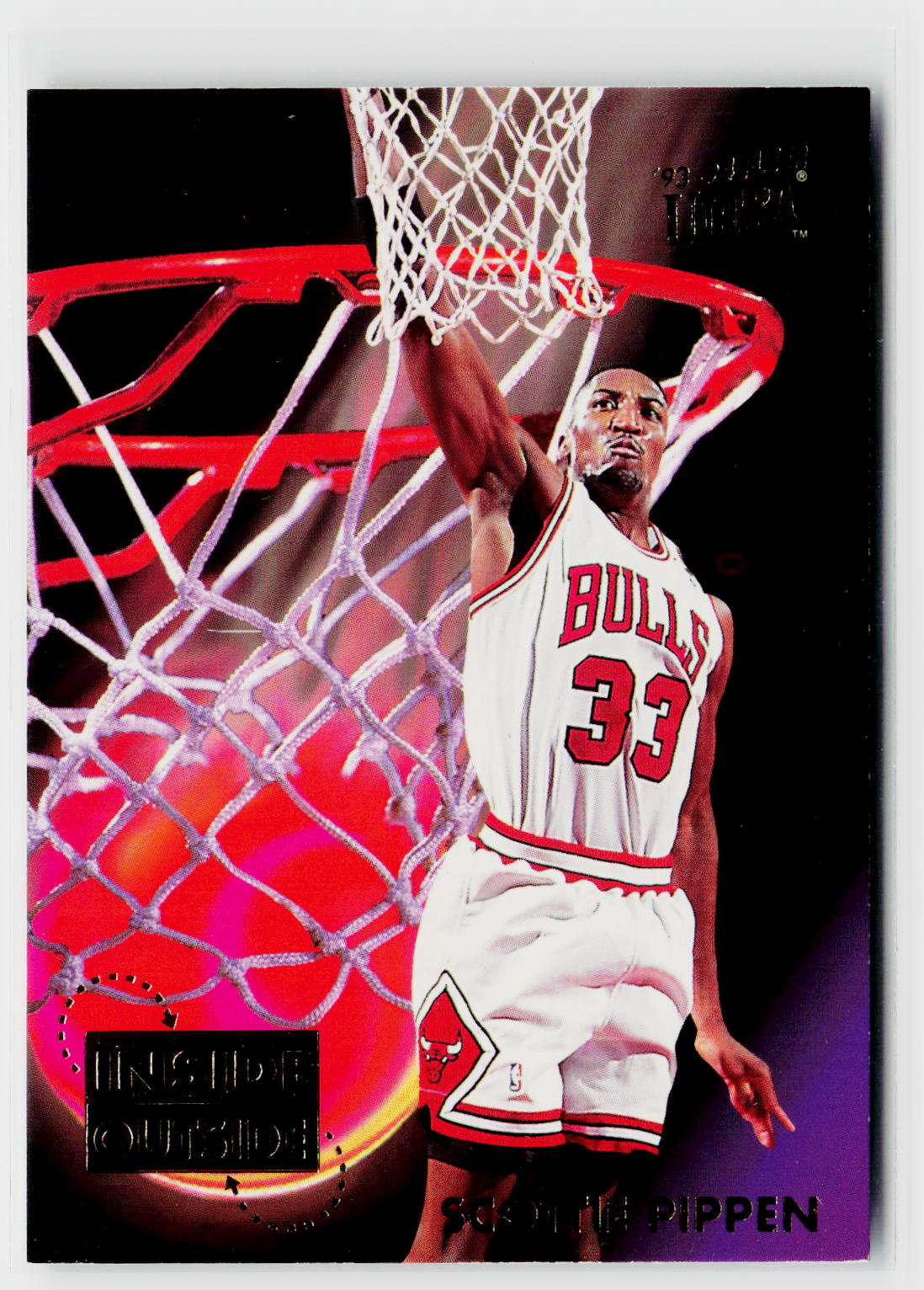 1993-94 Ultra #7 Scottie Pippen Inside Outside
