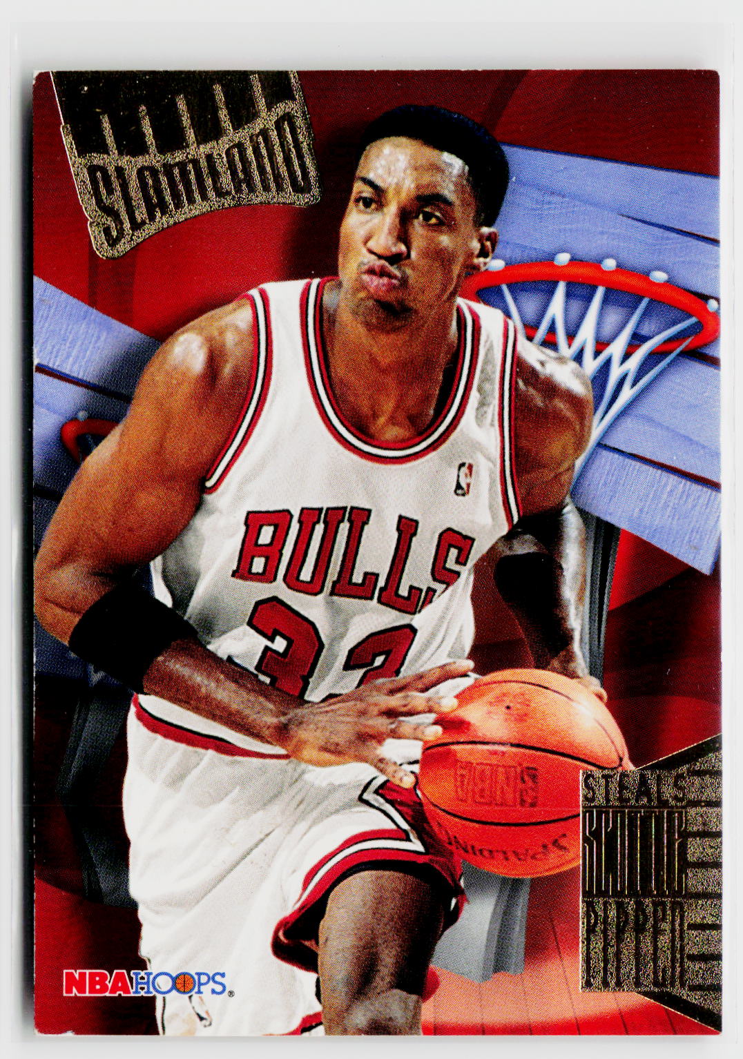 1995-96 Hoops #SL7 Scottie Pippen Slamland