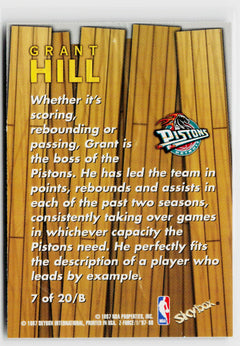 1997-98 SkyBox Z-Force #7 /B Grant Hill Boss-2