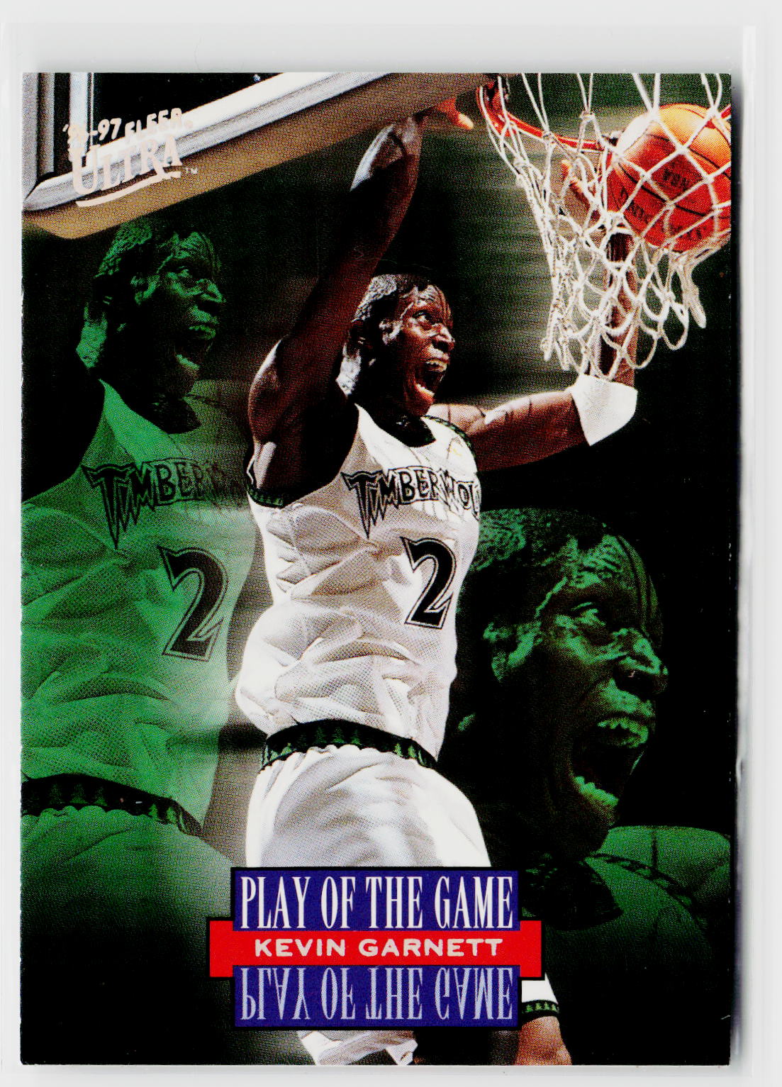 1996-97 Ultra #290 Kevin Garnett-1