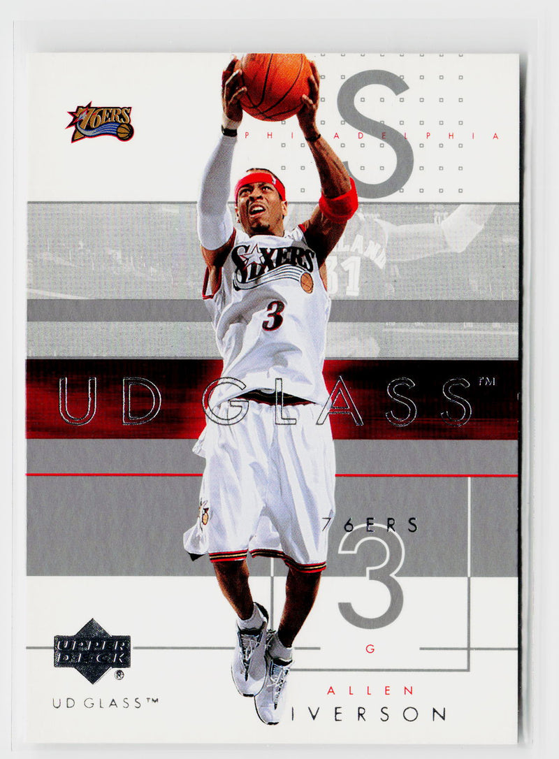 2002-03 UD Glass #63 Allen Iverson-1