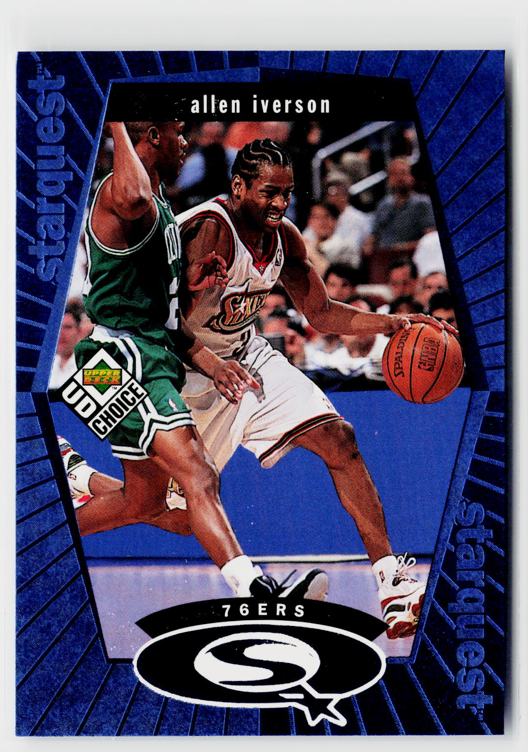 1998-99 UD Choice #SQ20 Allen Iverson StarQuest Blue