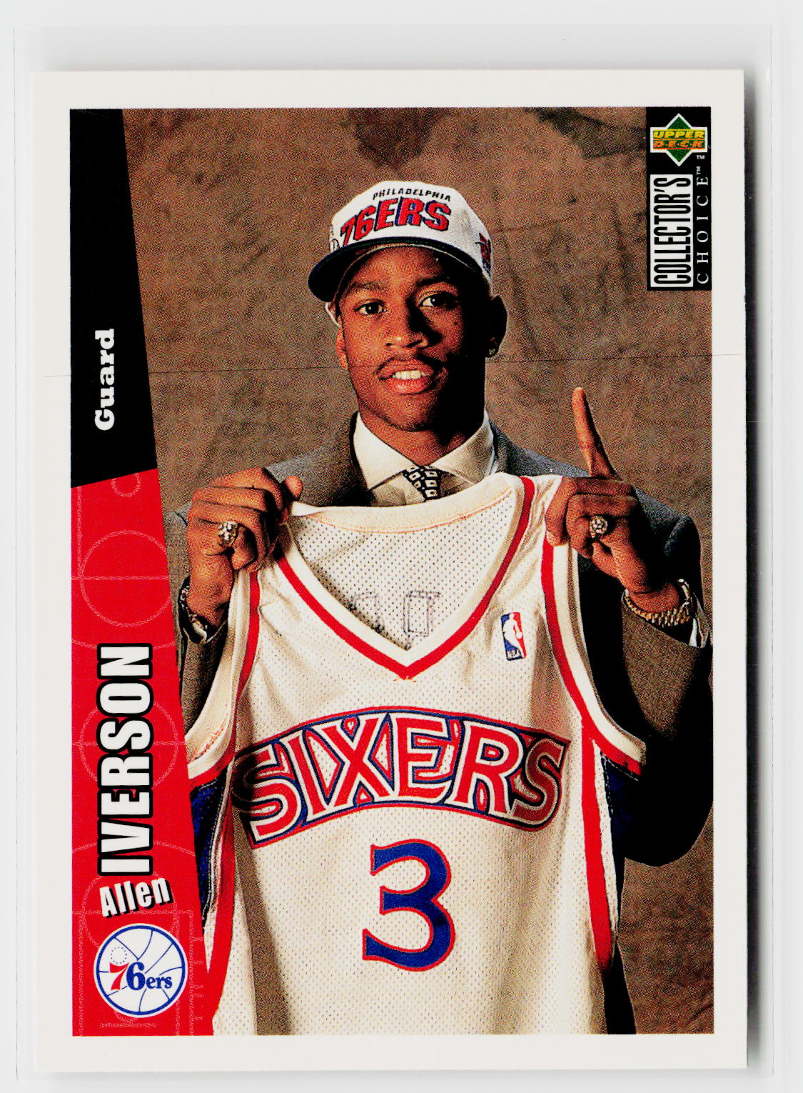 1996-97 Collector's Choice #301 Allen Iverson