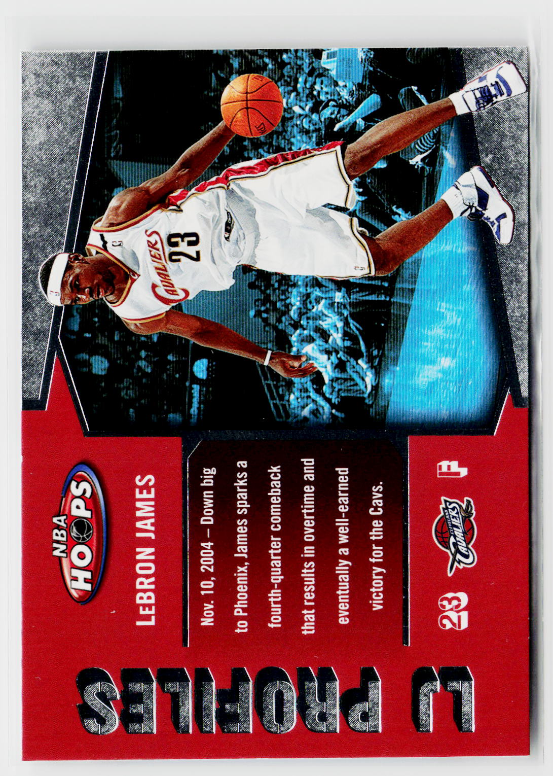 2005-06 Hoops #LBJ-3 LeBron James LJ Profiles-1