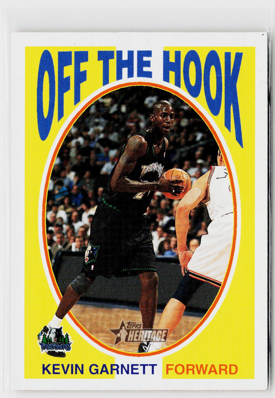 2000-01 Topps Heritage #OH1 Kevin Garnett Off the Hook