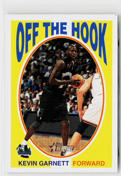 2000-01 Topps Heritage #OH1 Kevin Garnett Off the Hook-3