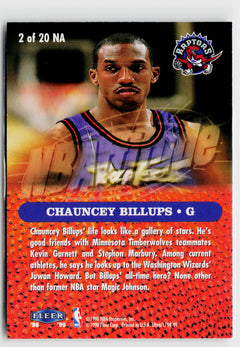 1998-99 Ultra #2 NA Chauncey Billups NBAttitude-2