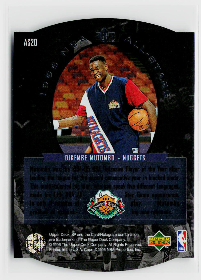 1995-96 SP #AS20 Dikembe Mutombo All-Stars-4