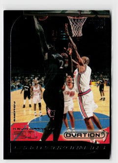 1999-00 Upper Deck Ovation #LP2 Kevin Garnett Lead Performers-1