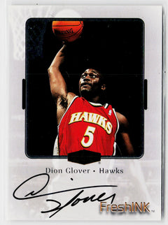 1999-00 Flair Showcase #NNO Dion Glover Fresh Ink-1