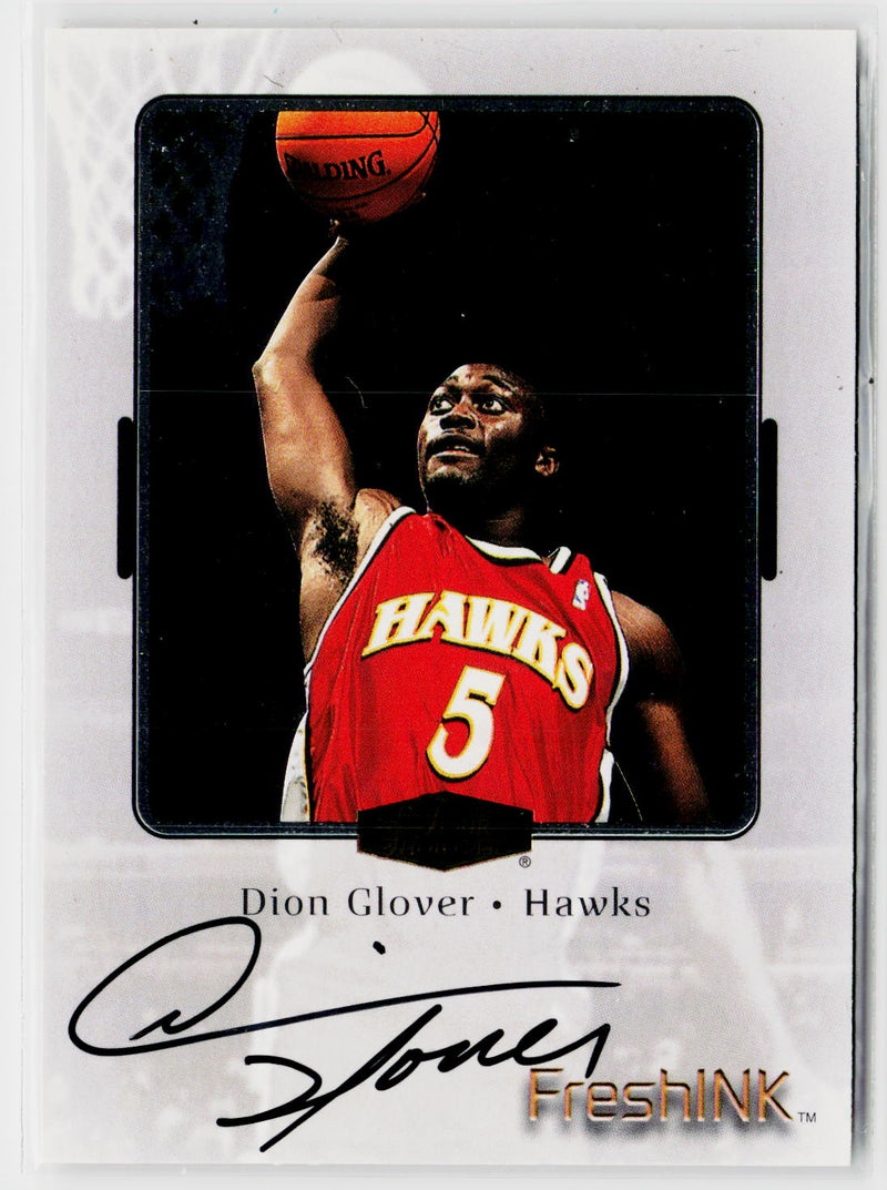 1999-00 Flair Showcase #NNO Dion Glover Fresh Ink-7
