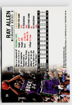 1999-00 Fleer Tradition #26 Ray Allen-6