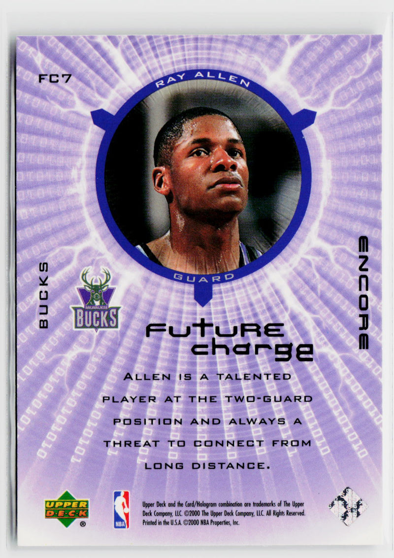 1999-00 Upper Deck Encore #FC7 Ray Allen Future Charge-2