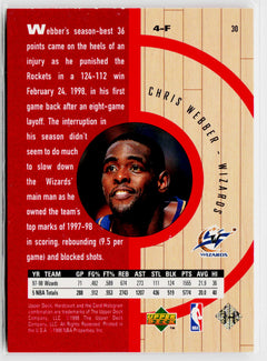 1998 Upper Deck Hardcourt #30 Chris Webber-4