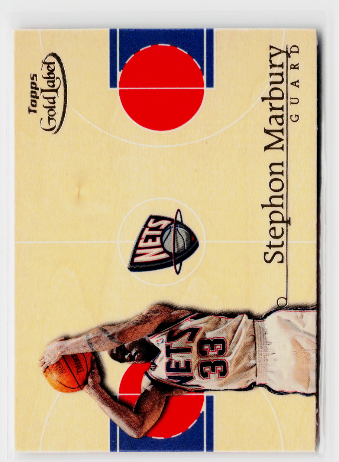 2000-01 Topps Gold Label #HCA12 Stephon Marbury Home Court Advantage-5
