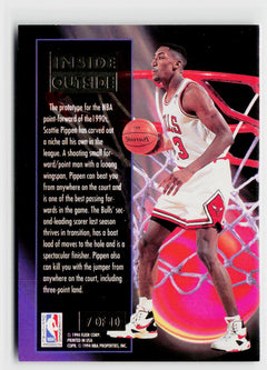 1993-94 Ultra #7 Scottie Pippen Inside Outside-2
