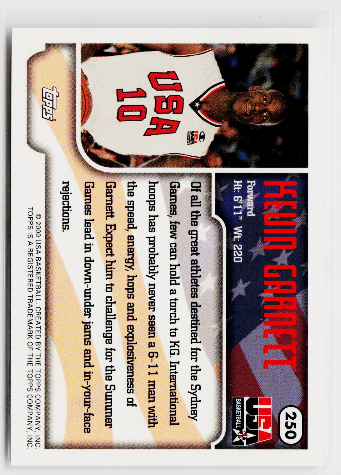1999-00 Topps #250 Kevin Garnett-2