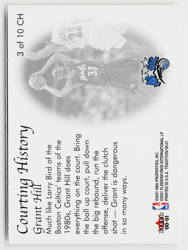 2000-01 Fleer Tradition #3 CH Grant Hill Courting History-2