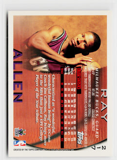 1996-97 Topps #217 Ray Allen-2