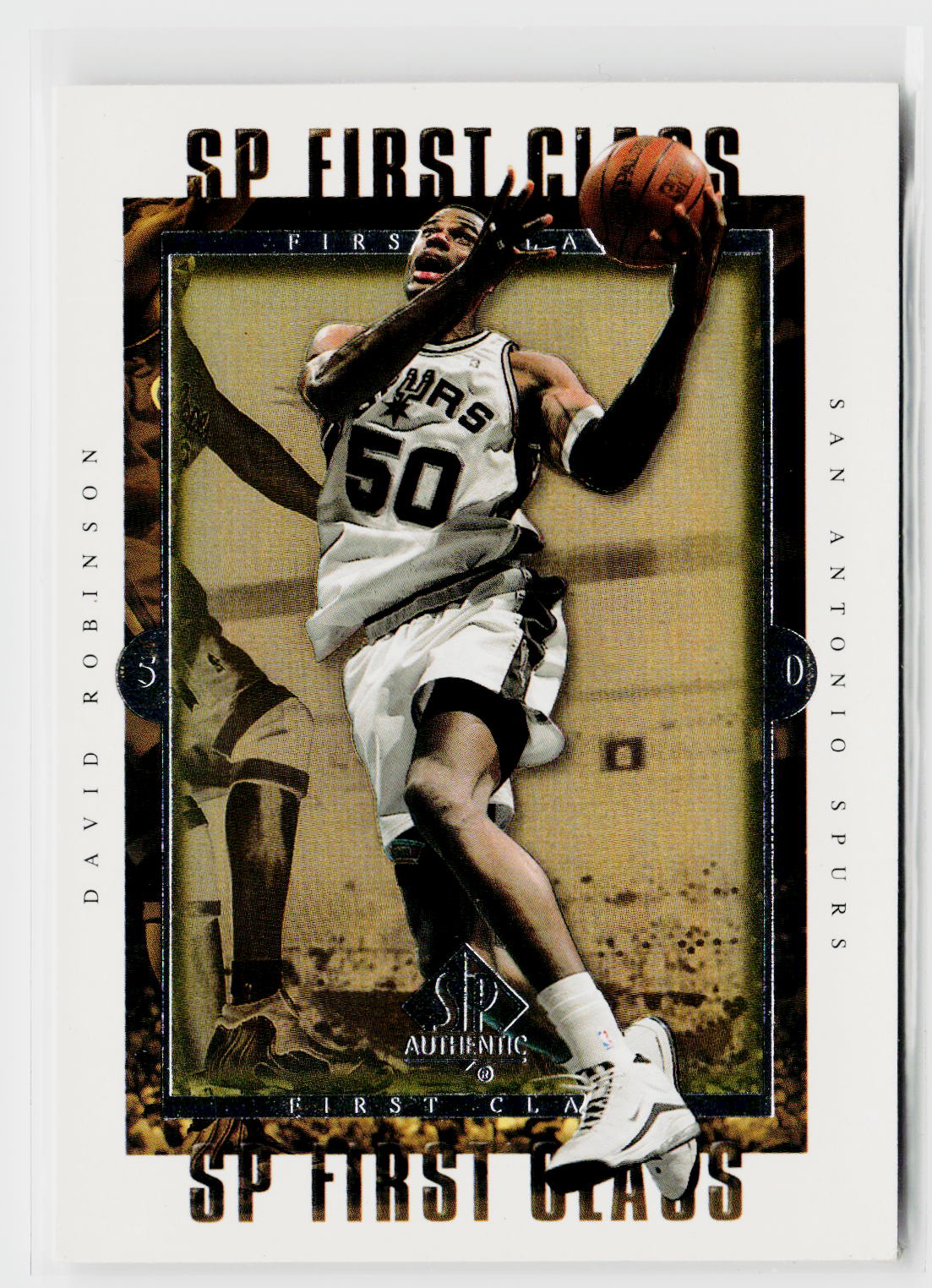 1999-00 SP Authentic #FC11 David Robinson First Class