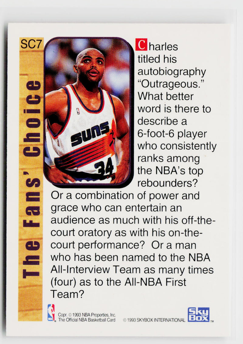1992-93 Hoops #SC7 Charles Barkley Supreme Court-2