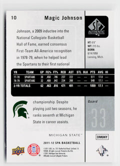 2011-12 SP Authentic #10 Magic Johnson-2