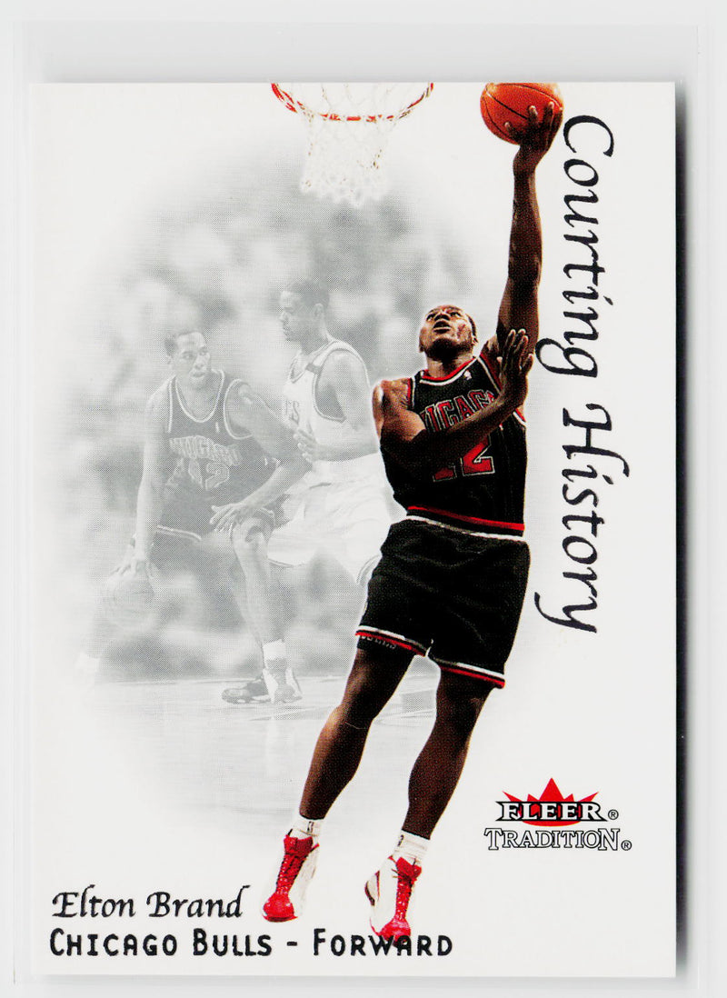 2000-01 Fleer Tradition #10 CH Elton Brand Courting History-1