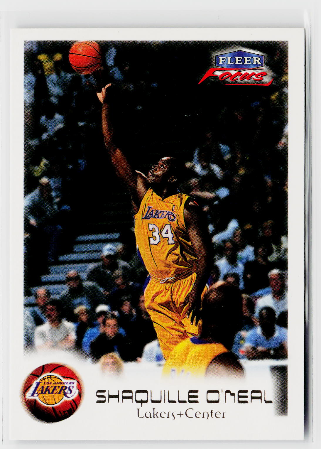 1999-00 Fleer Focus #72 Shaquille O'Neal