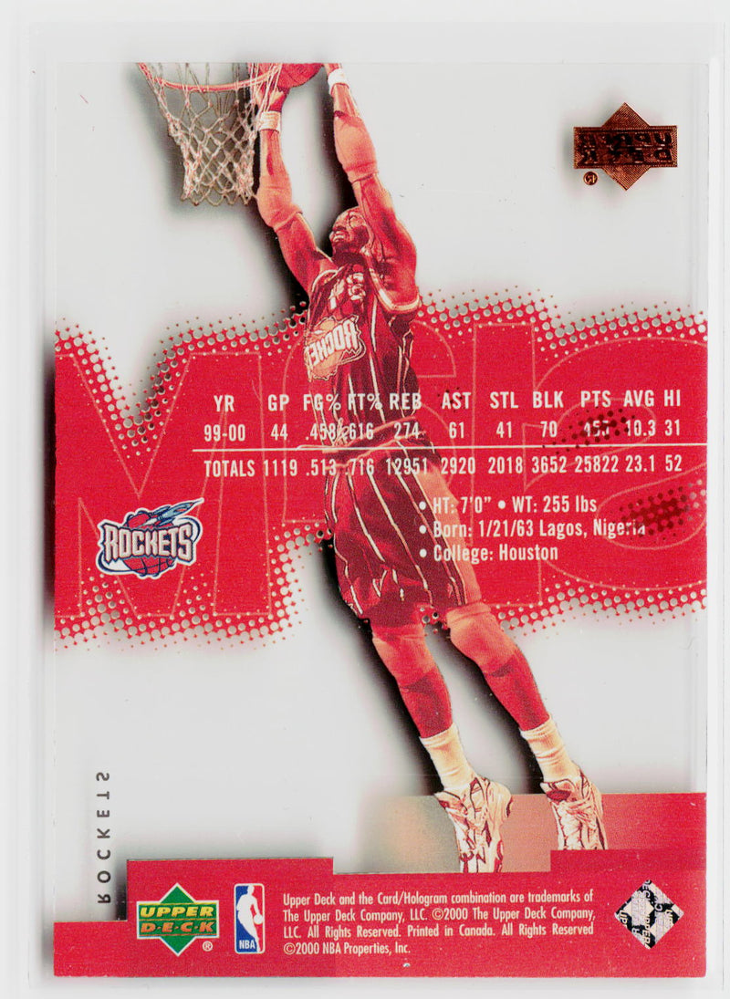 2000-01 Upper Deck Slam #21 Hakeem Olajuwon-2