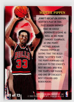 1996-97 Fleer #11 Scottie Pippen Stackhouse's All-Fleer-2