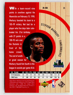 1998 Upper Deck Hardcourt #25 Stephon Marbury-2