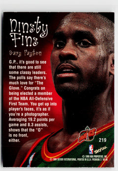 1998-99 SkyBox Premium #219 Gary Payton-2