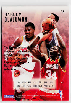 1994-95 SkyBox E-Motion #38 Hakeem Olajuwon-2