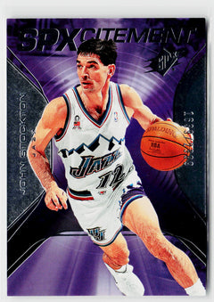 2006-07 SPx #SPX-40 John Stockton SPXcitement #/2999-1