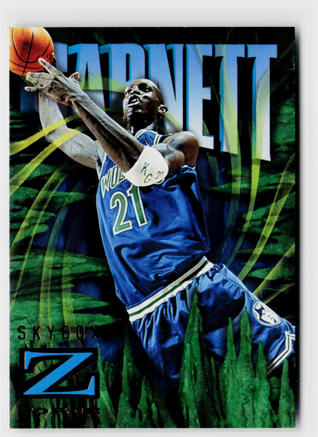 1996-97 SkyBox Z-Force #52 Kevin Garnett