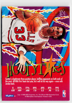 1995-96 Hoops #HS1 Scottie Pippen Hoopstars-2