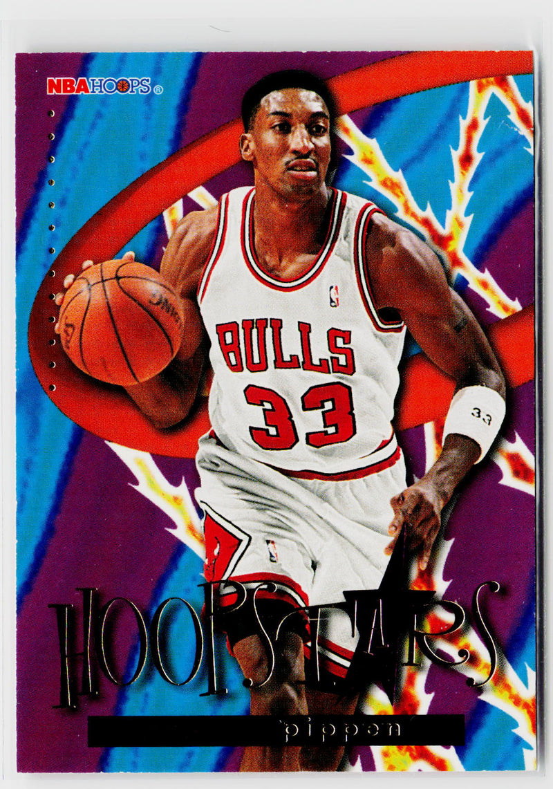 1995-96 Hoops #HS1 Scottie Pippen Hoopstars-1