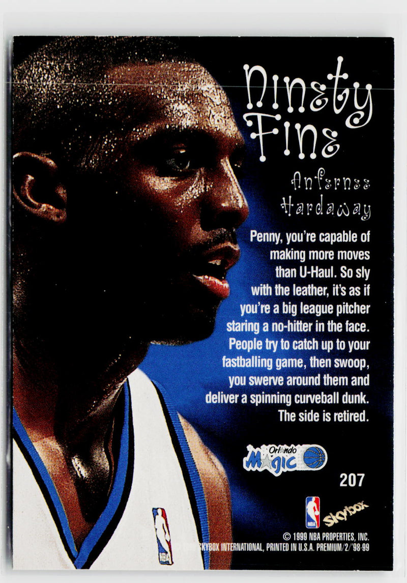 1998-99 SkyBox Premium #207 Anfernee Hardaway-2